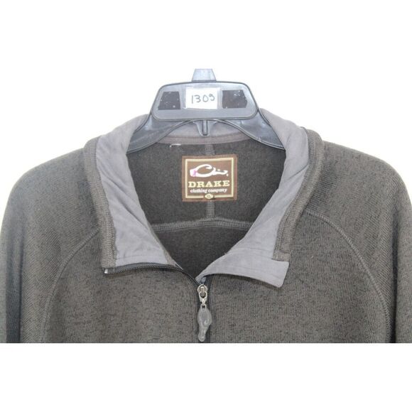 Drake waterfowl systems full zip jacket Fleece Size XL GRAY - Picture 2 of 8